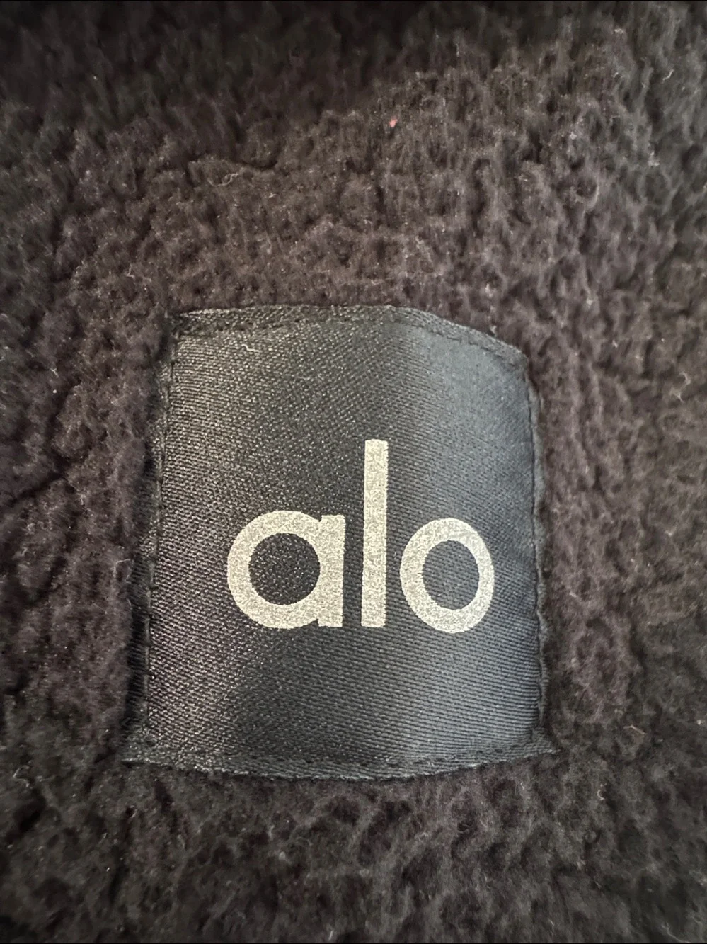 ALO Yoga Black Teddy Sherpa Jacket
